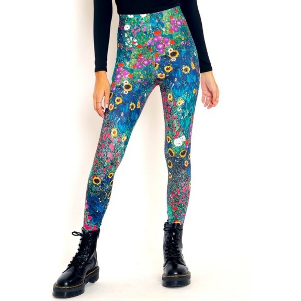 BLACKMILK  klimt floral sunflower legging limited‎ edition XXS